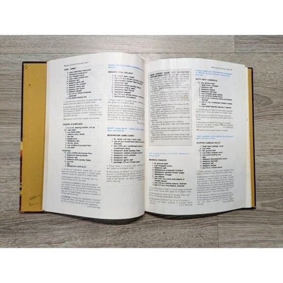 VTG LITTON Old Fashion Goodness Vari-Cook Microwave Cooking Cookbook Cook Book - Picture 2 of 4